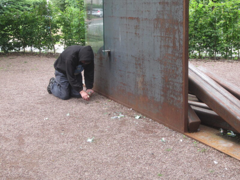 „Mahnmal“ für die 21 Opfer der Loveparade 2010 in Duisburg