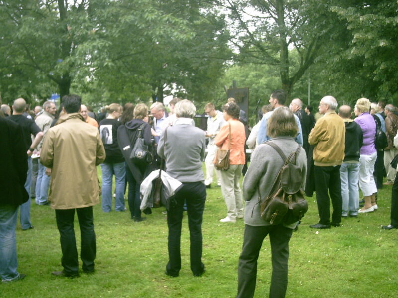 „Mahnmal“ für die 21 Opfer der Loveparade 2010 in Duisburg