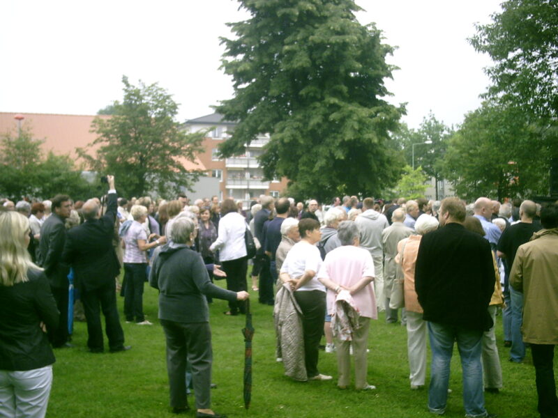 „Mahnmal“ für die 21 Opfer der Loveparade 2010 in Duisburg